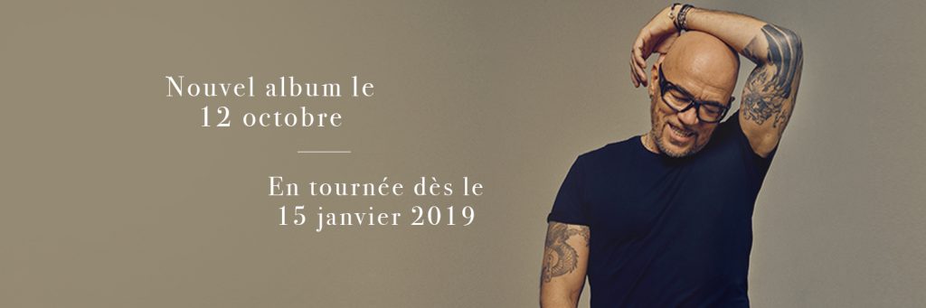 Pascal Obispo lance une tournée des Zéniths, et deux concerts Salle Pleyel à Paris